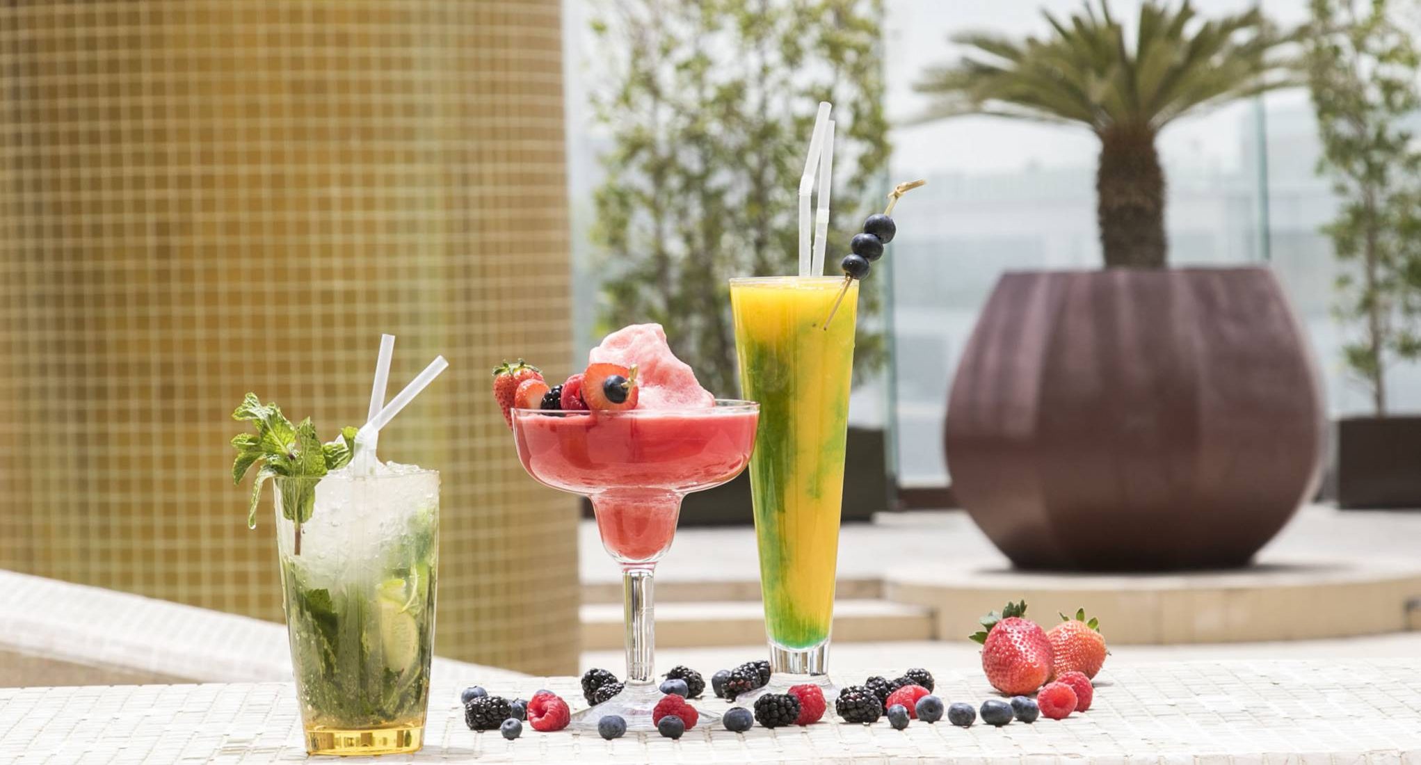 Raffles Dubai - Pool Restaurant & Bar