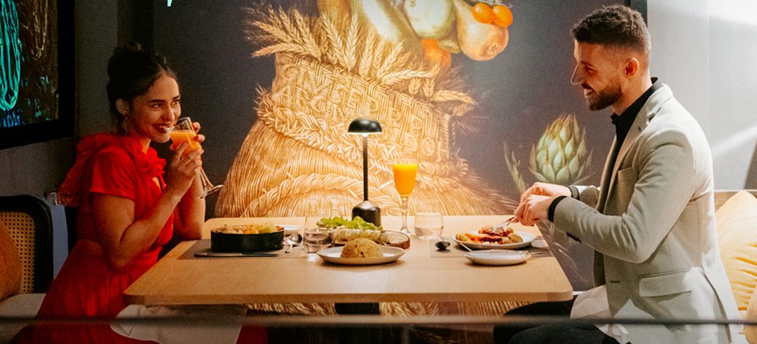 Dine in. Earn double.