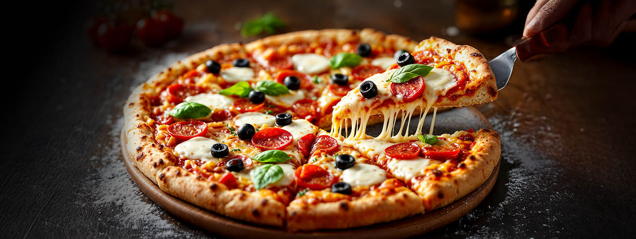 Pizza, Fries & Drinks Combo