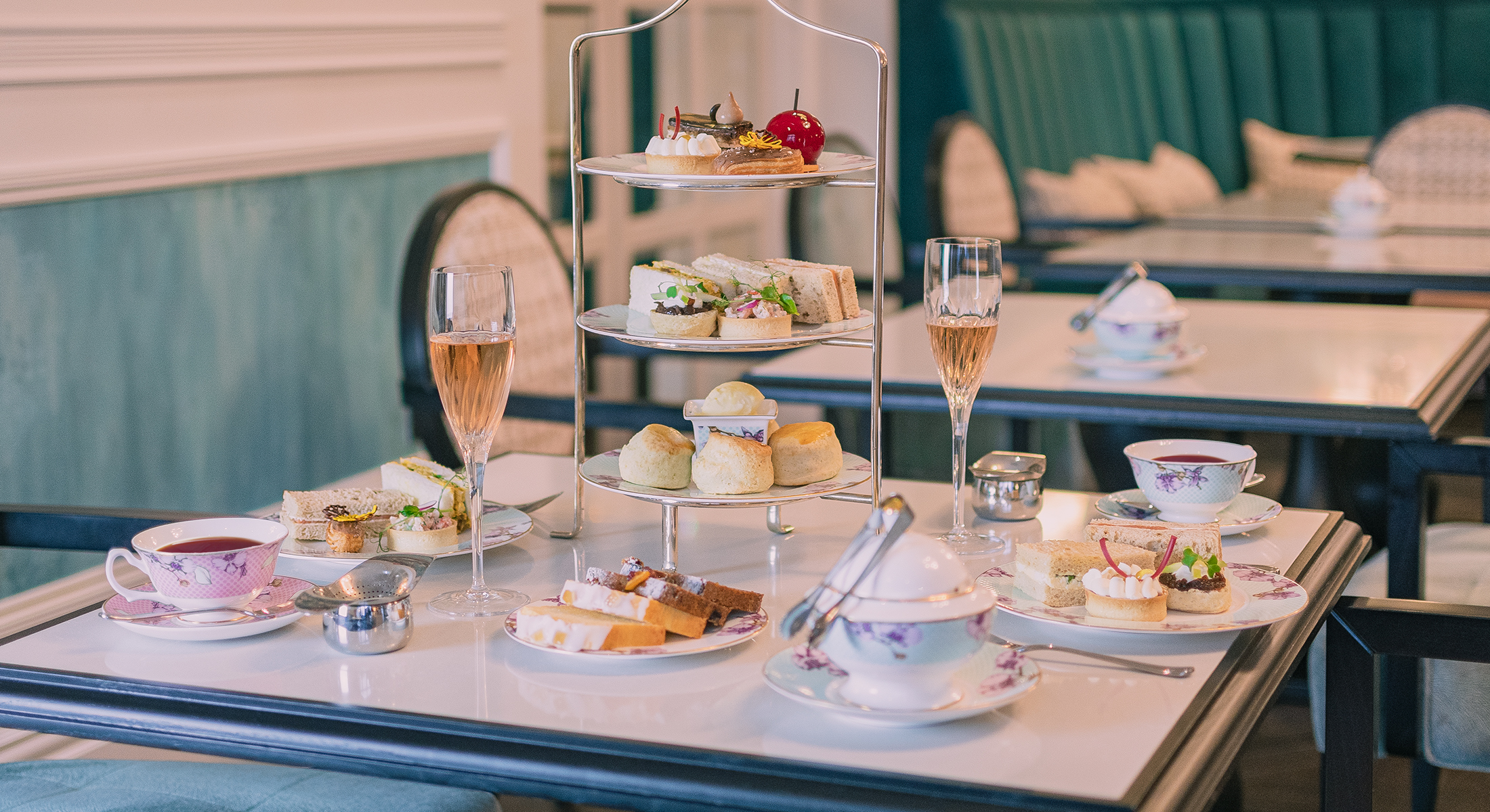 Orchid Tea Room Afternoon Tea Fairmont Windsor Park near London