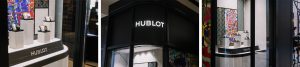Hublot watches on display at Fairmont Windsor Park