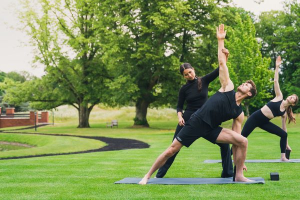 Fairmont Windsor Park outdoor yoga group class windsor near london