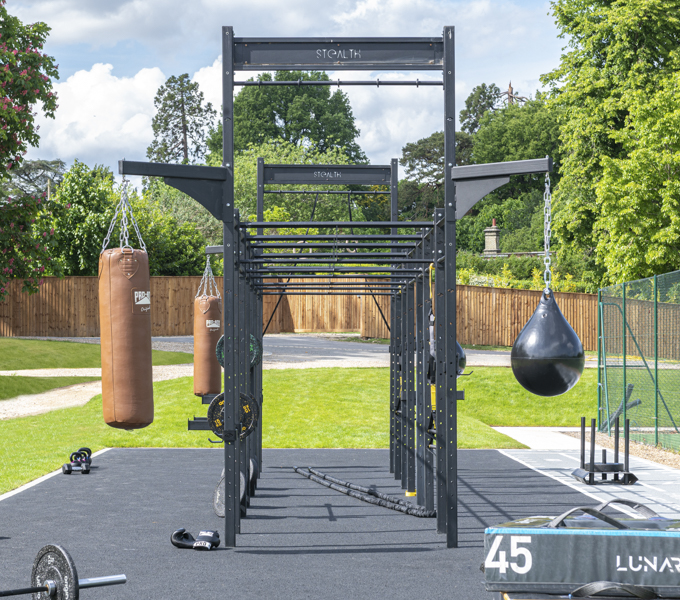 Outdoor Boxing Equipment at Fairmont Spa and Wellness, Fairmont Windsor Park