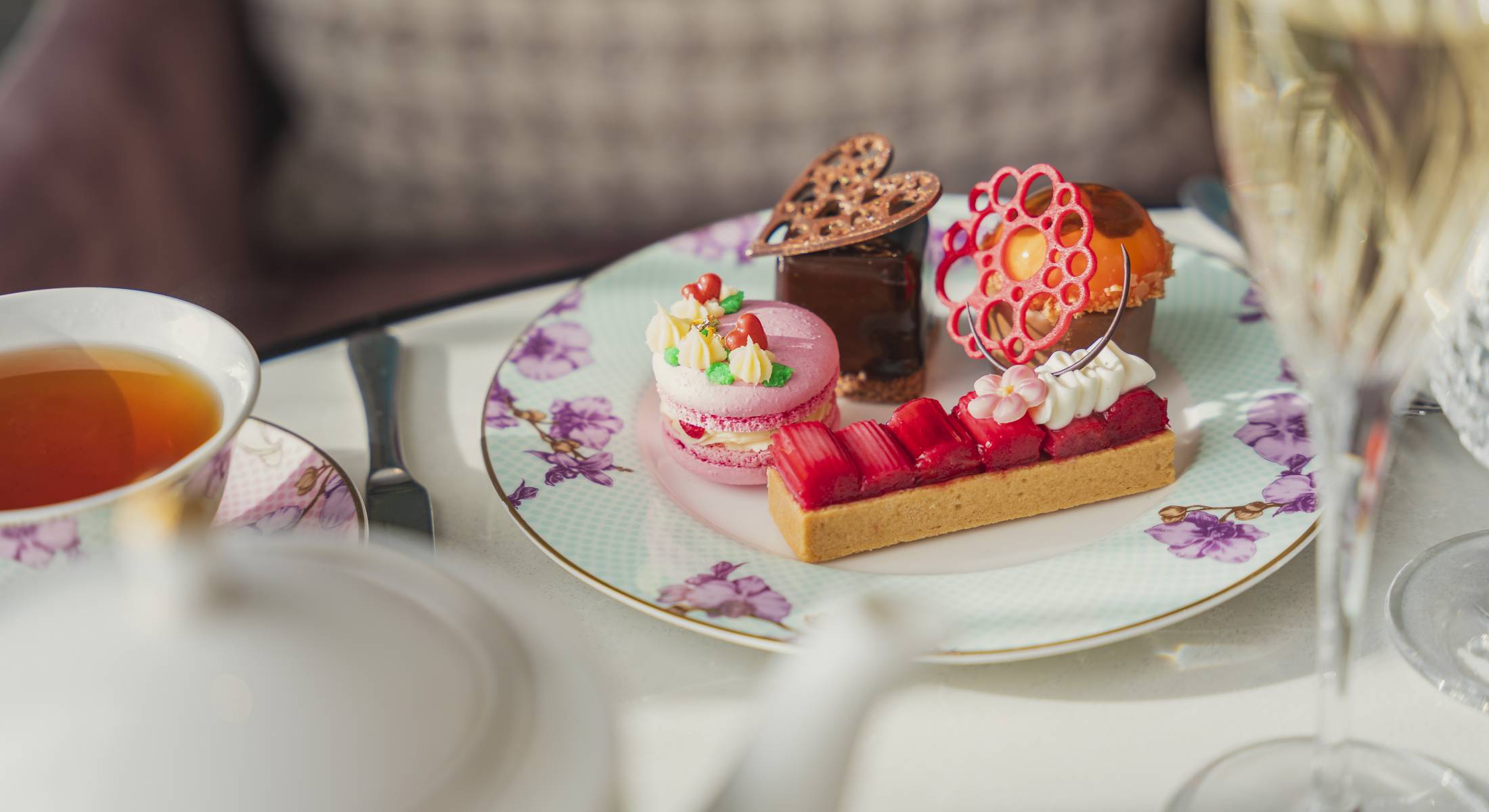 Mother's Day Afternoon Tea at Fairmont Windsor Park Luxury Hotel Surrey Berkshire.