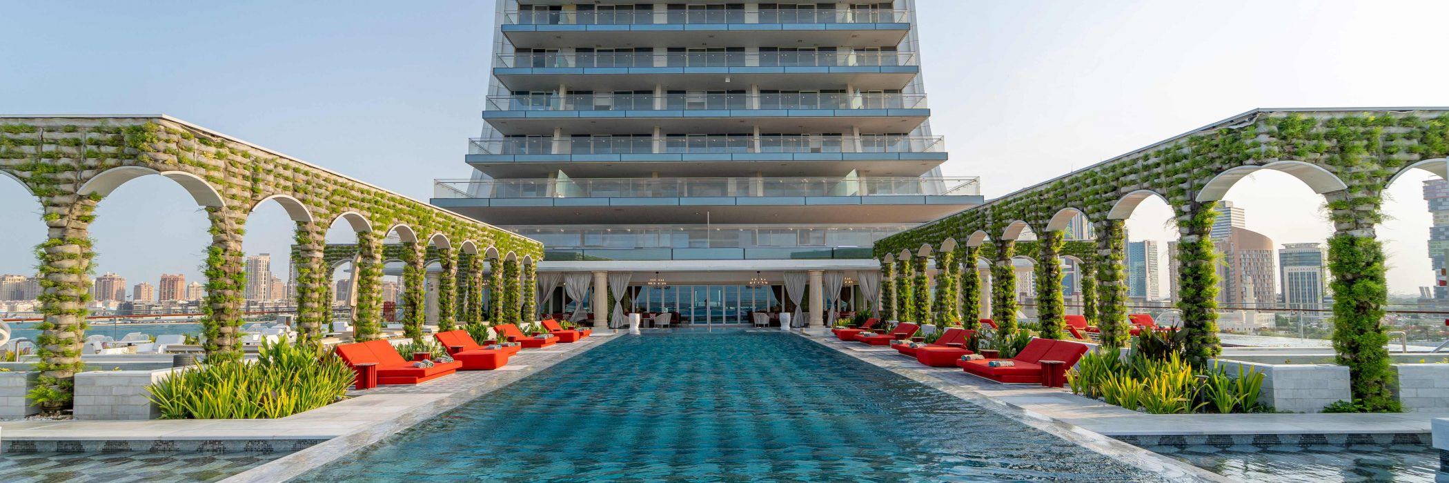 Raffles Doha - Aqua Urban Deck – Pool Pass & Aqualuxe Cabana