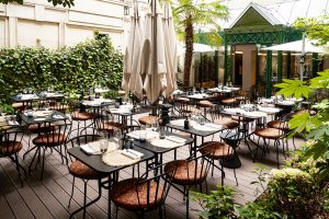 La terrasse de Restaurant Blossom