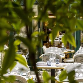 La terrasse de la Maison Blossom