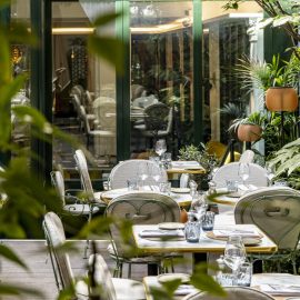 La terrasse de la Maison Blossom