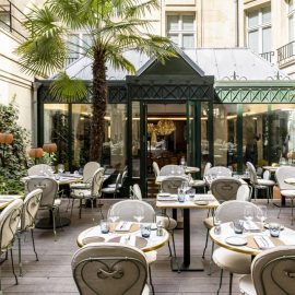 La terrasse de la Maison Blossom