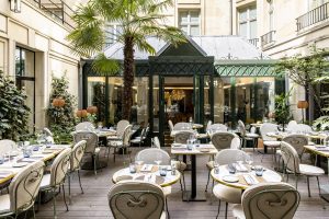La terrasse de la Maison Blossom