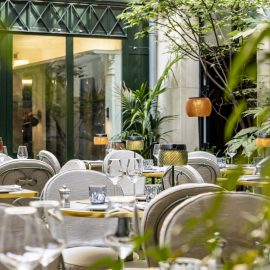 La terrasse de la Maison Blossom