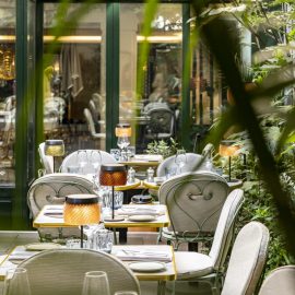 La terrasse de la Maison Blossom