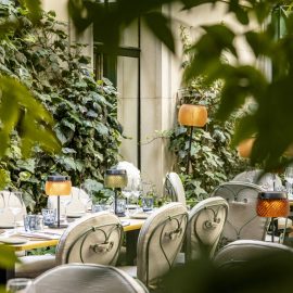 La terrasse de la Maison Blossom