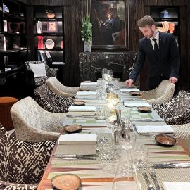 Les D ners nologiques du Chef Christophe Chottin Maison Blossom Dans la biblioth que du Sofitel Paris Le Faubourg
