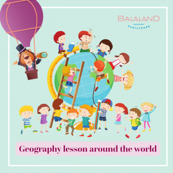 Geography lesson around the world