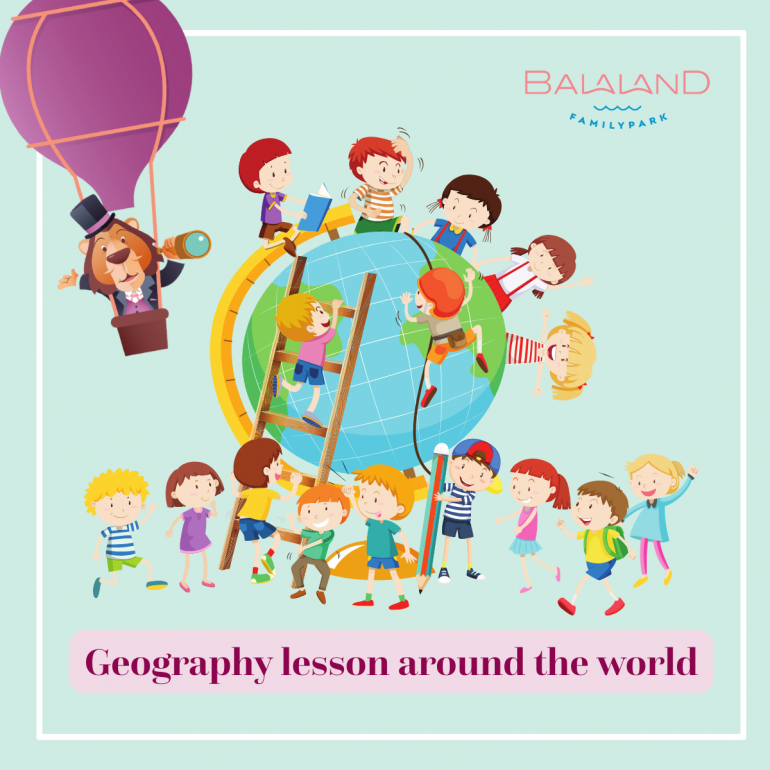 Geography lesson around the world
