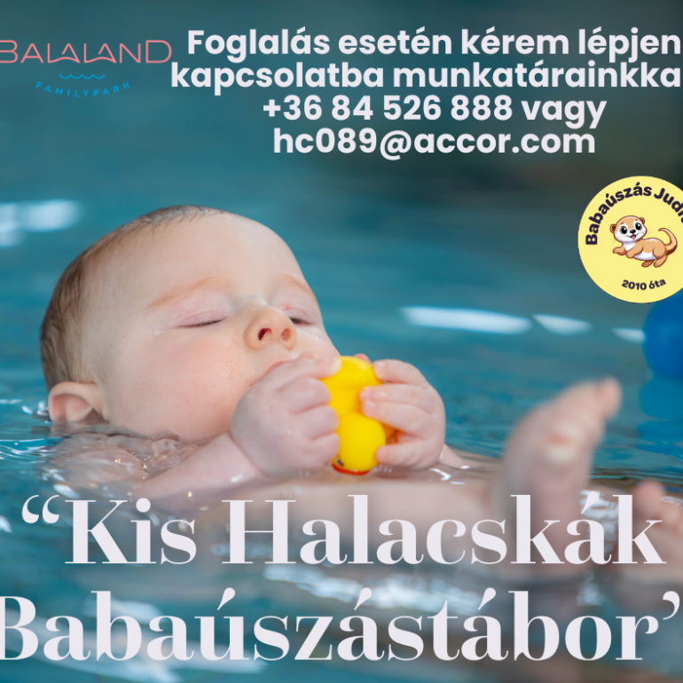 Kis Halacskák - Babaúszástábor a Balalandban