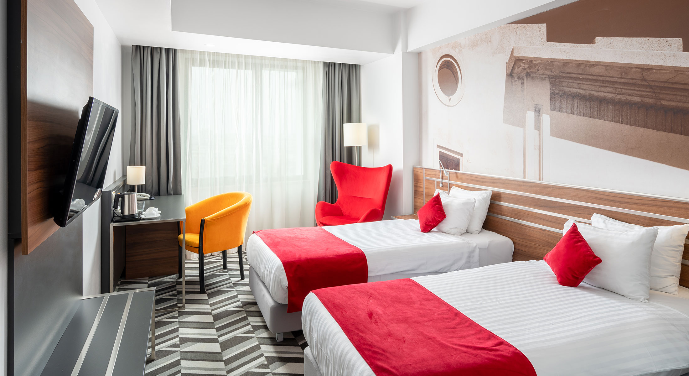 Superior Twin Room Mercure Bucharest Unirii Citycentre Hotel