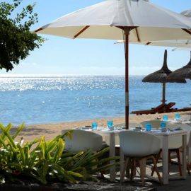 Sofitel Mauritius LImperial Resort Spa Aug Tamassa Restaurant Lunch set up