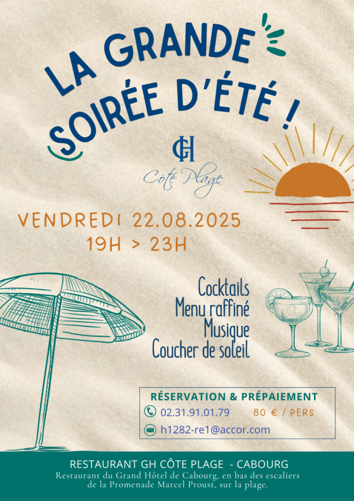 La Grande Soirée d'Été - Vendredi 22 Août 2025 - Grand Hôtel de Cabourg