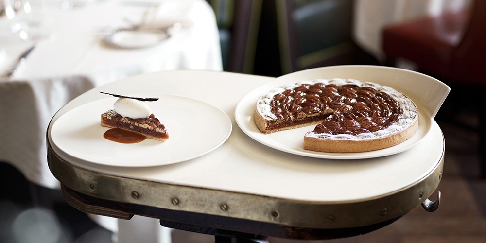 Pecan pie in Covent Garden