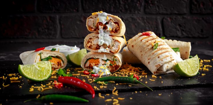 healthygrilledchickenandparsleywrapsloadedwithcheeseserved-2